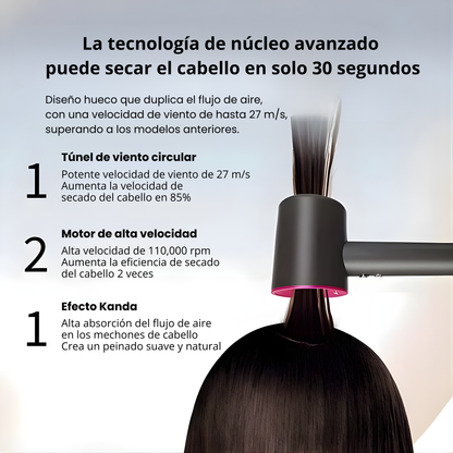 Secador ionico 2 en 1